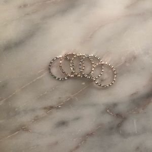 Stackable rings (set of 5)